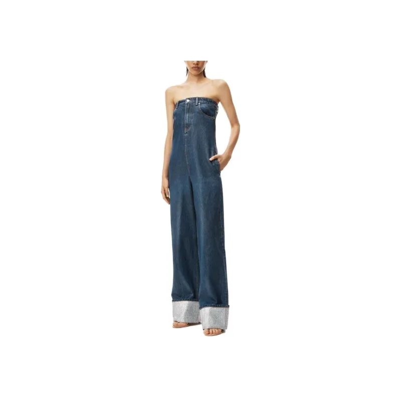 Alexander Wang Strapless Denim Jumpsuit-1