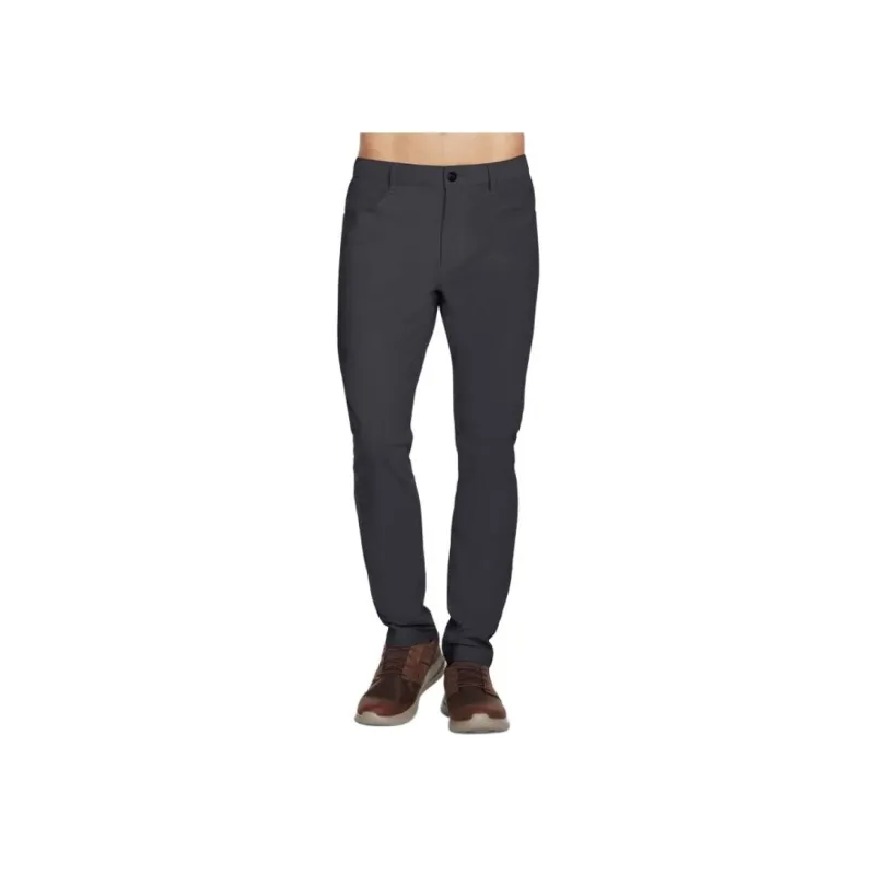 Skechers GO WALK Casual Pants Men's Black/Charcoal-0