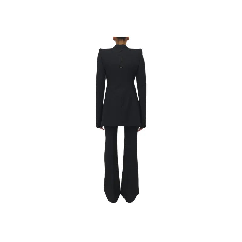Alexander McQueen Stacked Shoulder Single Breasted Jacket-2