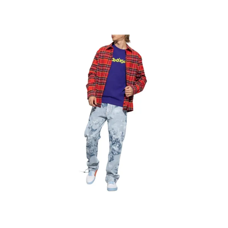 OFF WHITE Shirts Men Red-4