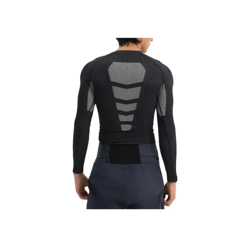 DECATHLON WEDZE Undershirt Men's Smoky Black/Snow-1
