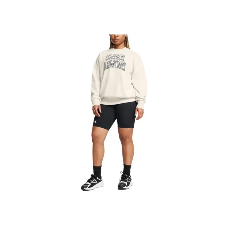 Under Armour Icon Heavyweight Terry Sweatshirt Women's Peak White-2