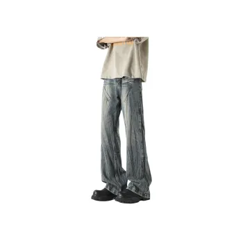 Menglaini Jeans Unisex Blue