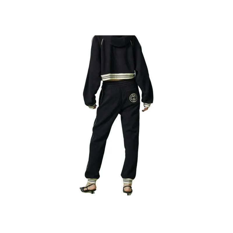 GUCCI Interlocking G Straight Leg Pants-3