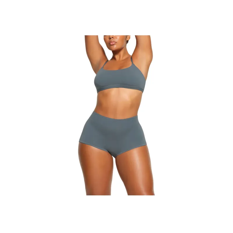 SKIMS COTTON JERSEY BOY SHORT Underpants Women's 1 Pack KYANITE/Kyanite-2