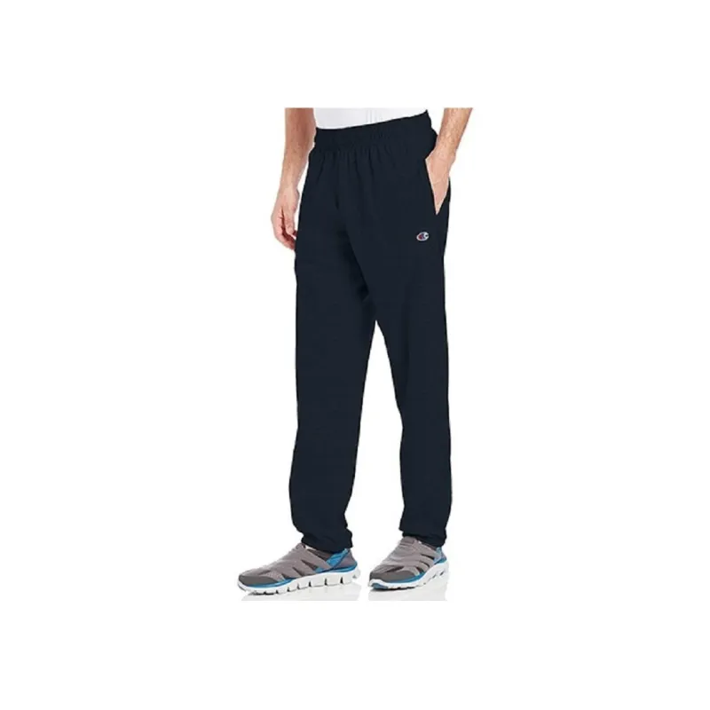 Champion Knitted Sweatpants Men Navy Blue-2