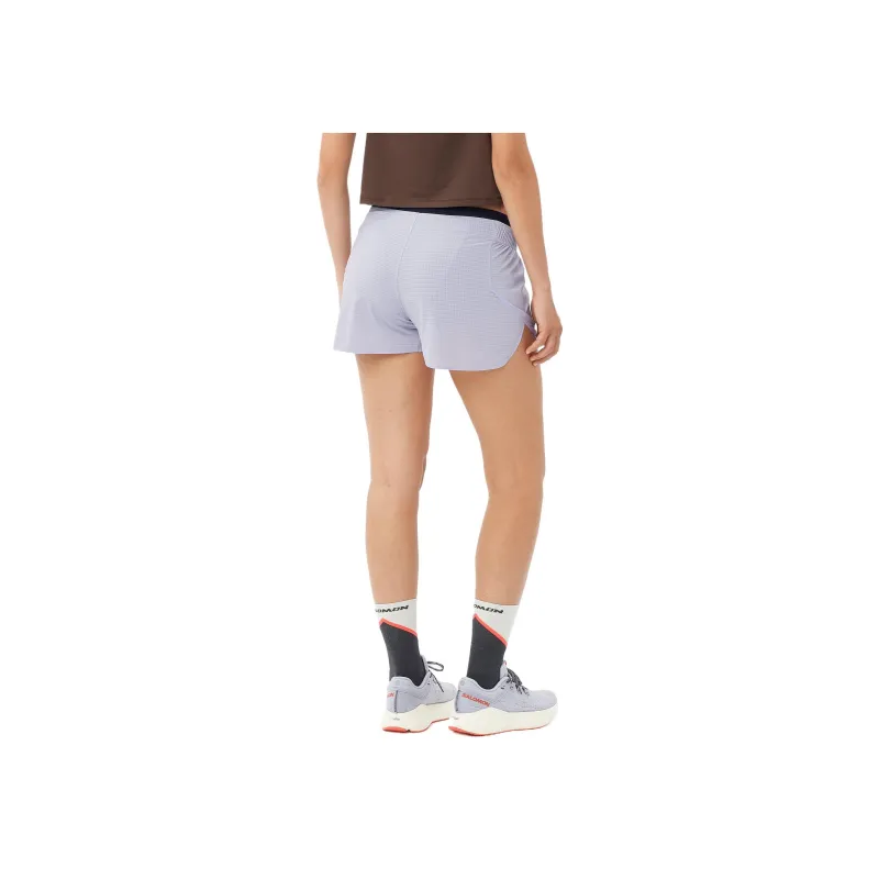 SALOMON Sense Aero 3 Sports Shorts Women's Sky Color-2