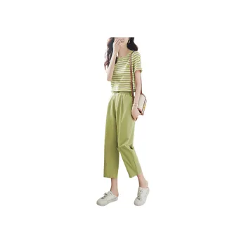 Mo Han Yi Mei Casual Suit Women's Green
