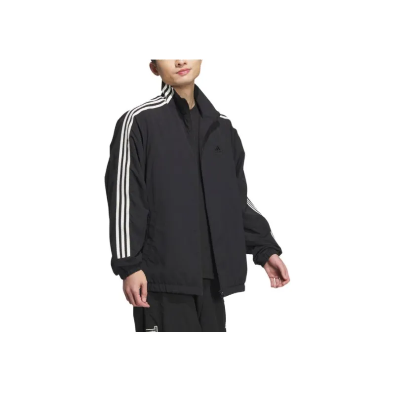 Adidas 3 Stripes Jacket Unisex Black-1
