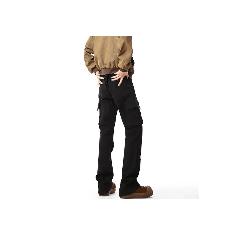 NEAR HERE Jeans Unisex Black-4