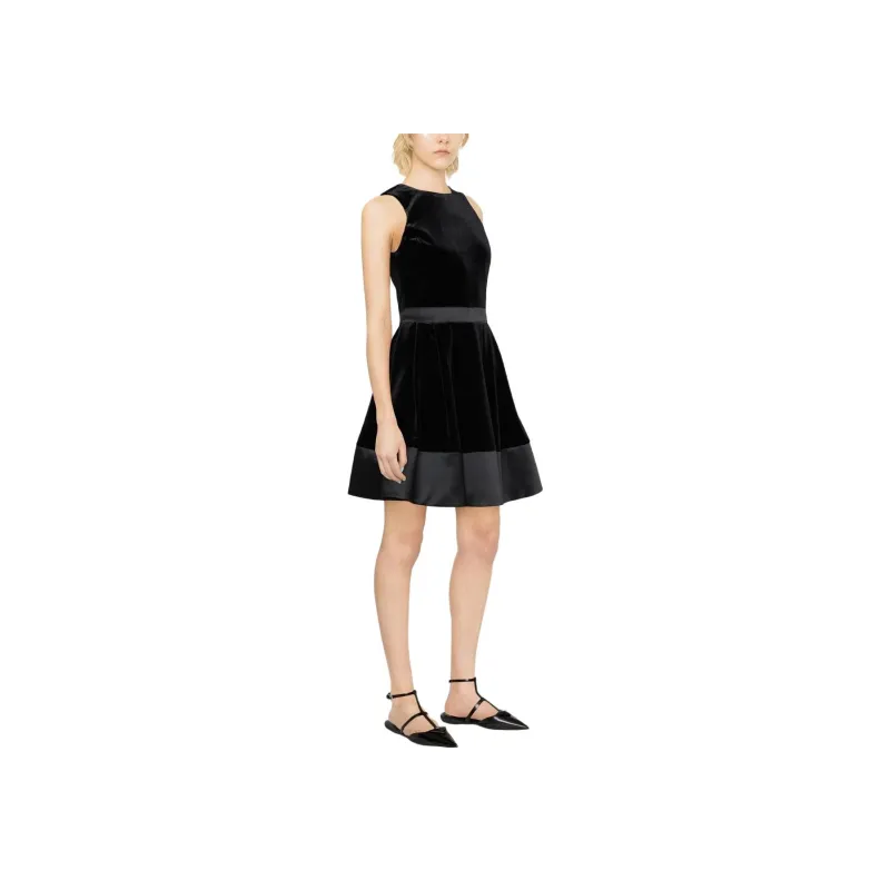 EMPORIO ARMANI Sleeveless Dresses Women's Black-3