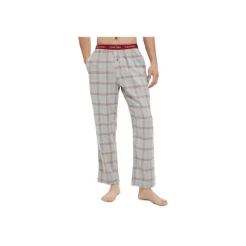 CALVIN KLEIN Pajama Pants Men's Gray Plaid