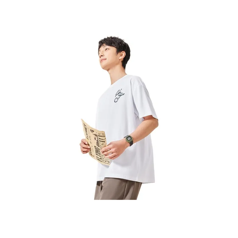 Erke T Shirts Men True White-3