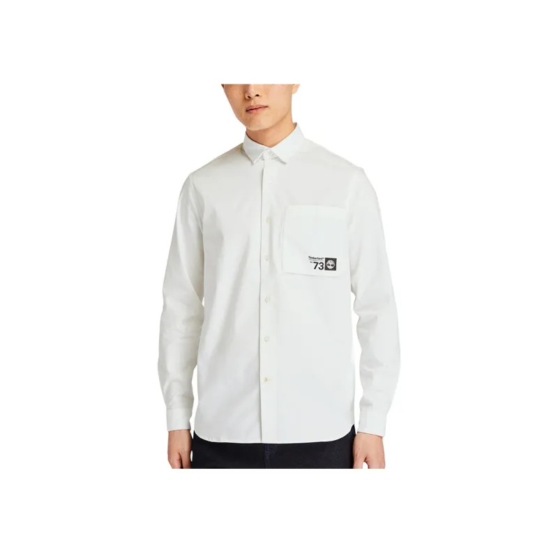 Timberland Shirts Men White-3