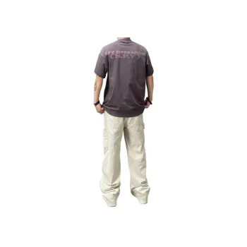 CORNILOT Casual Pants Unisex Mocha Cake