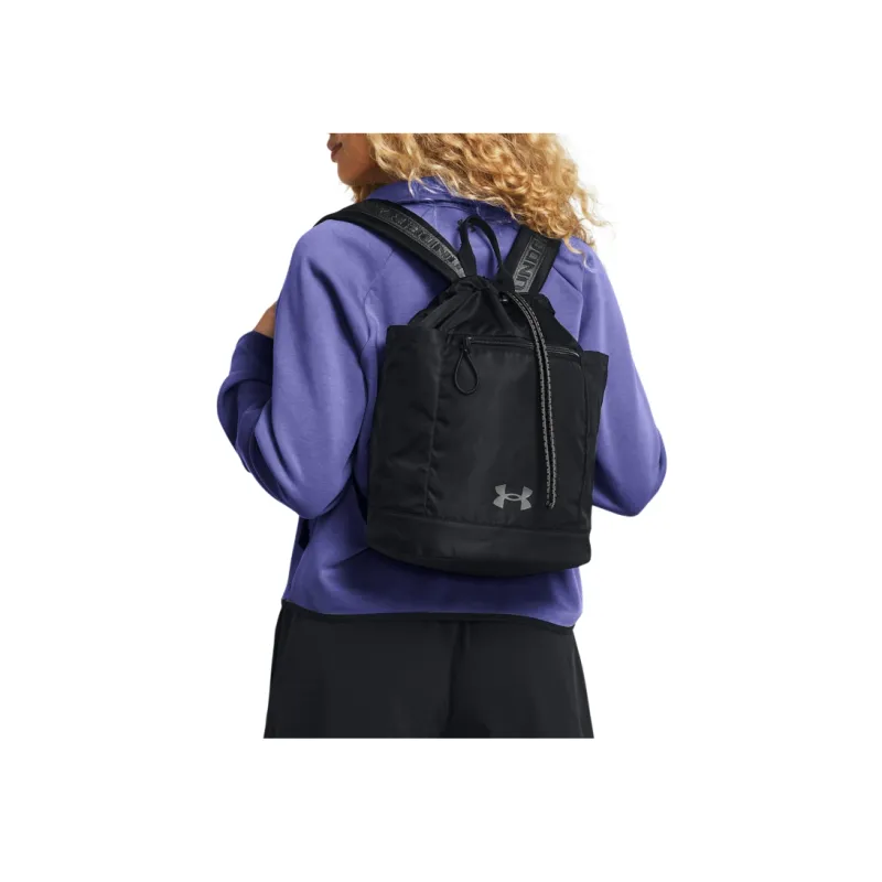 Under Armour Polyamide Bucket Bag, Backpack Regular Women's Black-2