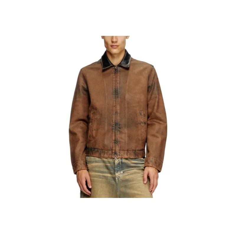 DIESEL Coated Denim Padded Blouson Jacket-2