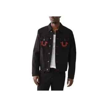 TRUE RELIGION Jackets Coats Men's Black