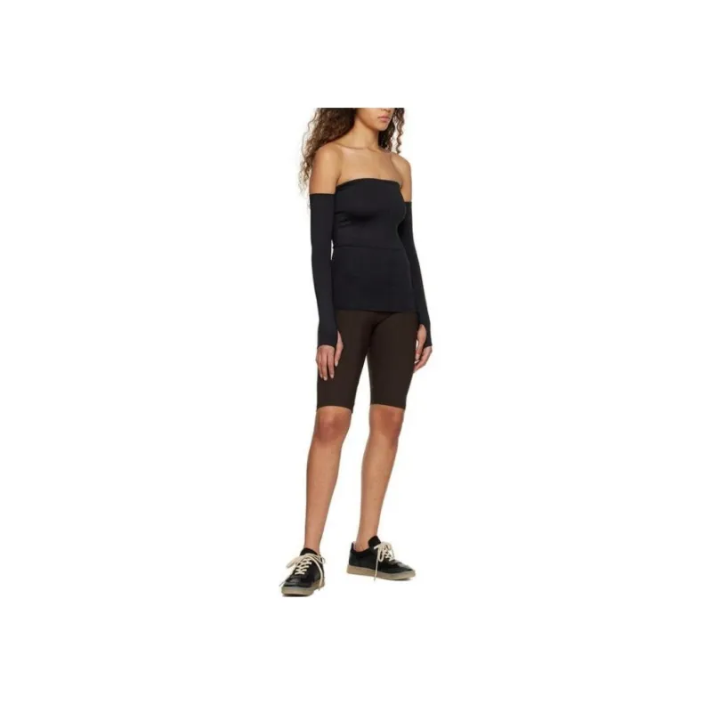 MM6 Maison Margiela Casual Shorts Women's Brown-2