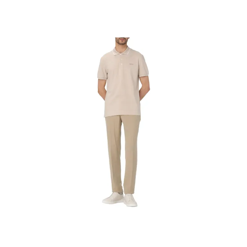 Ermenegildo Zegna Logo embroidered Polo Shirt-3