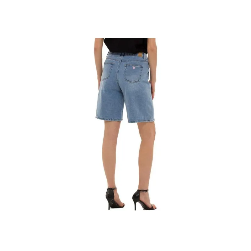 GUESS Denim Shorts Women's Light Blue-2