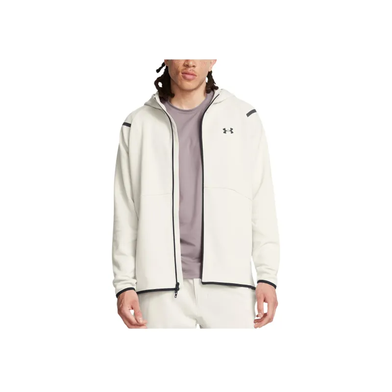 Under Armour Unstoppable UA Fleece Full Zip Jackets & Coats Men's Summit White-3