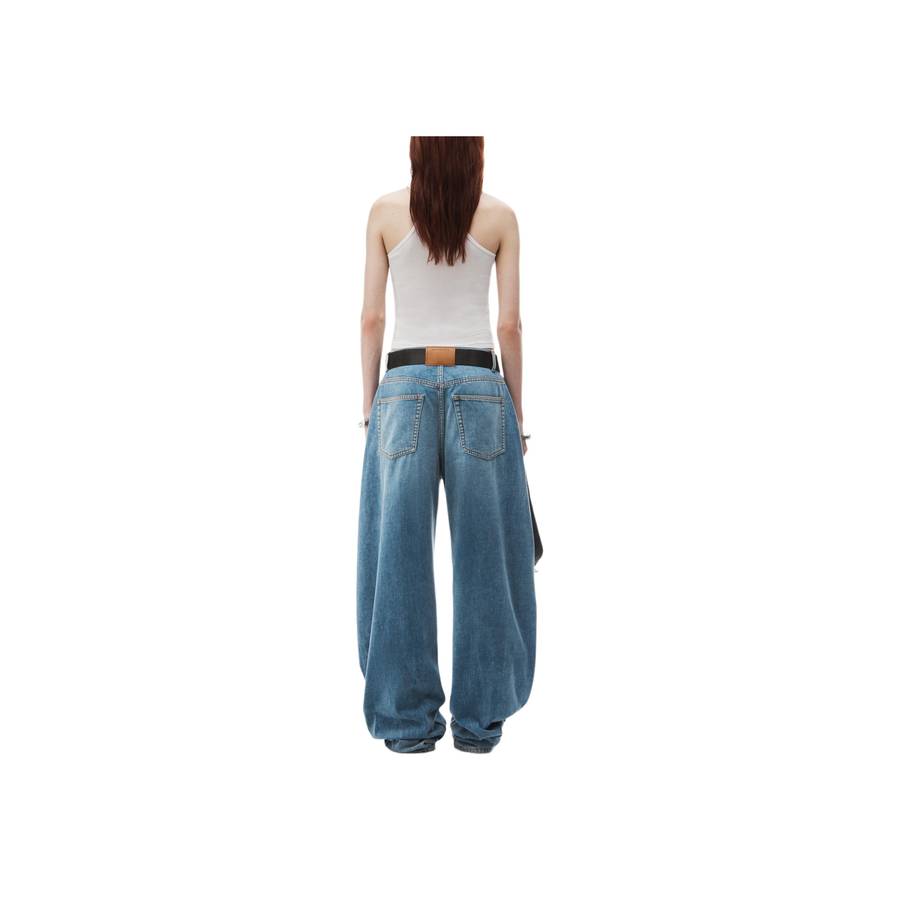 Alexander Wang Oversized Rounded Jeans - POIZON