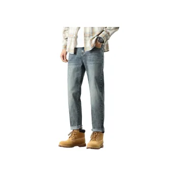 Tonlion Jeans Unisex Vintage Blue