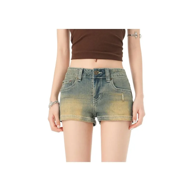 ORIGIN Denim Shorts Women's Nostalgic Blue-0