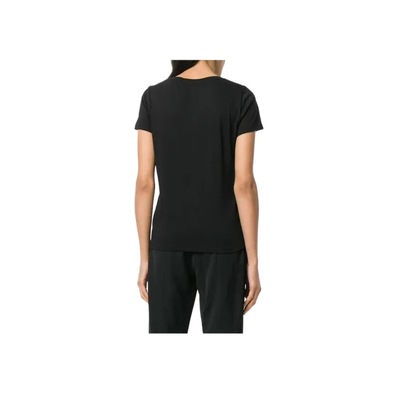 VINCE Classic V Neck Short Sleeved T Shirt-1