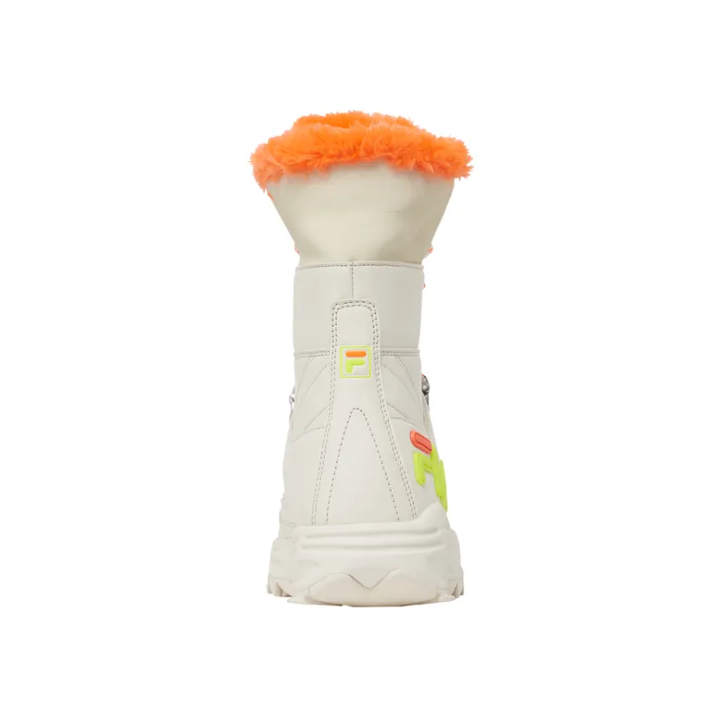 FILA Disruptor Boot Thermal Waterproof Abrasion Resistant Knee High Snow Boots Women's White-3