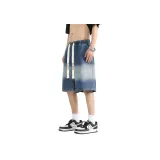 Blue Knee-Length Pants
