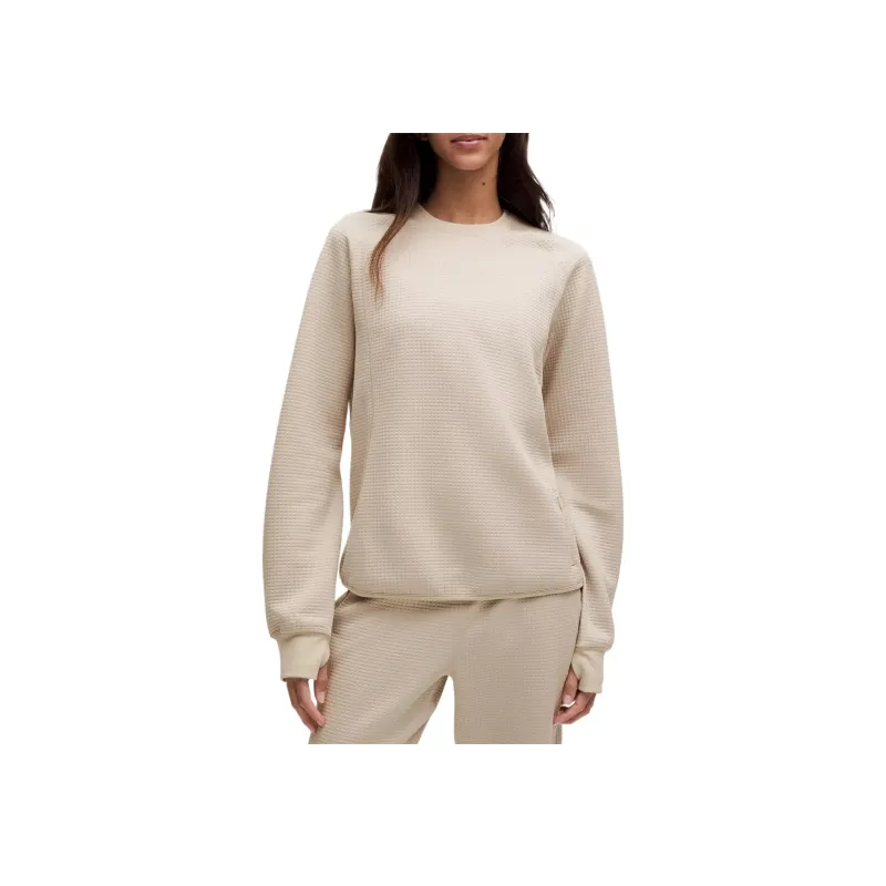 Lululemon CrewneckLong Sleeve Waffle Knit Sweatshirt Women's-3
