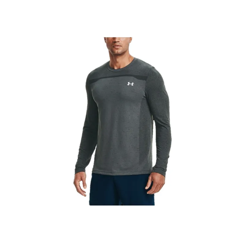 Under Armour Long Sleeved T Shirt Men's Gray-4