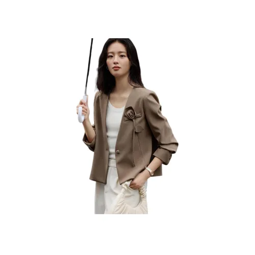 MOHO&MO 카키 여성 비즈니스 정장