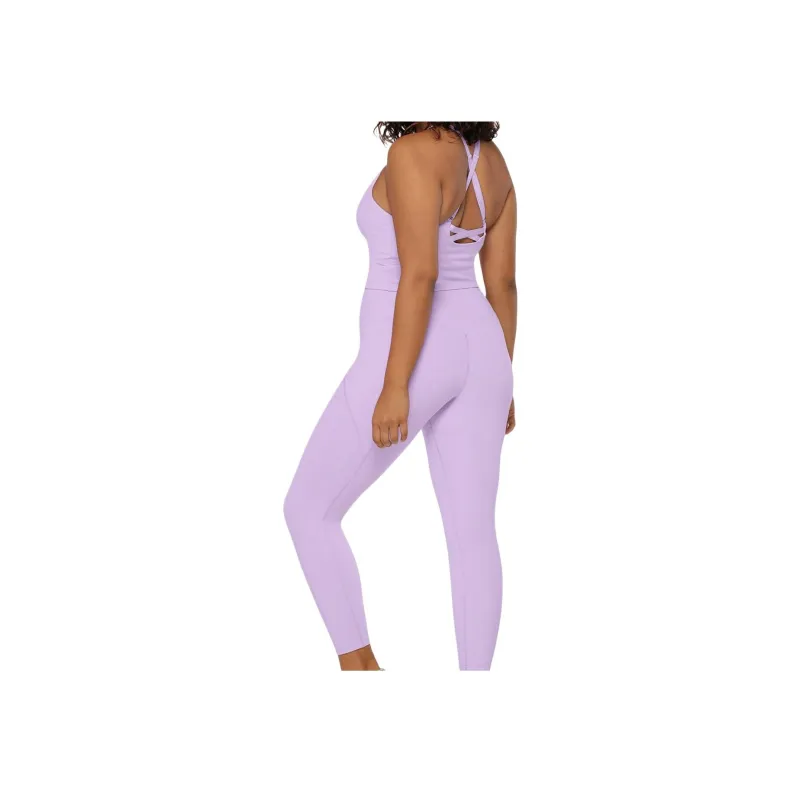 LORNA JANE Power Sculpt Recycled Ankle Biter Athletic Trousers Women's Purple-3