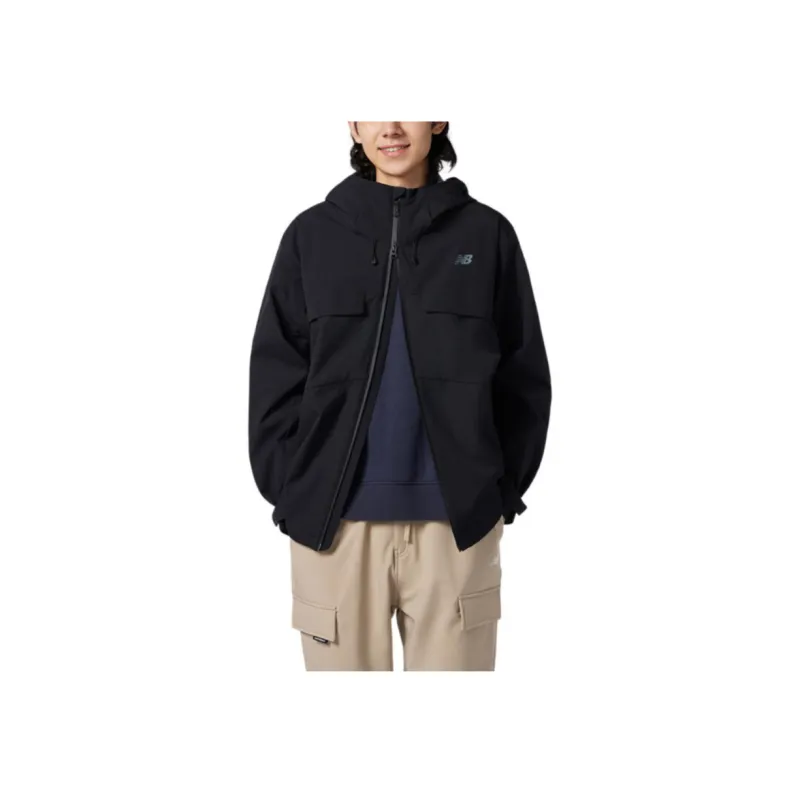 New Balance Jackets Men Black-1