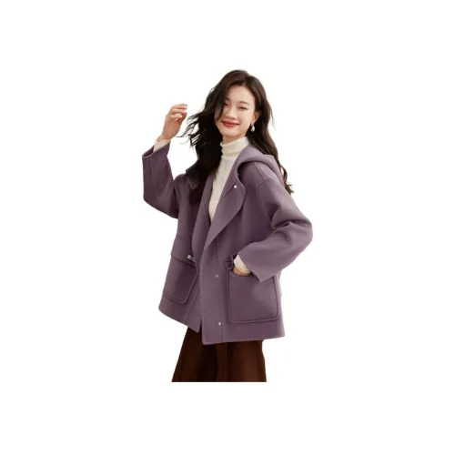 MOHO&MO 퍼플 여성 코트