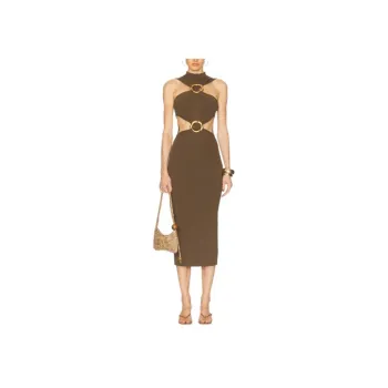CULT GAIA Sleeveless Dress Women's Brown