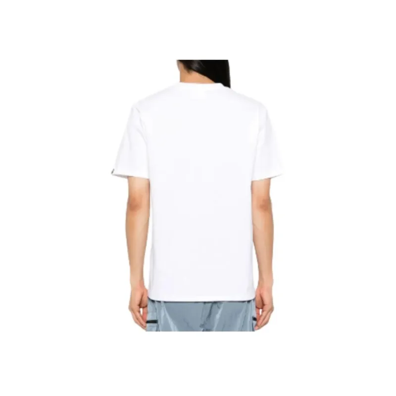 A BATHING APE Logo patch T shirt-1