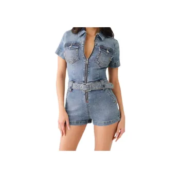 TRUE RELIGION Jumpsuit Women's Blue
