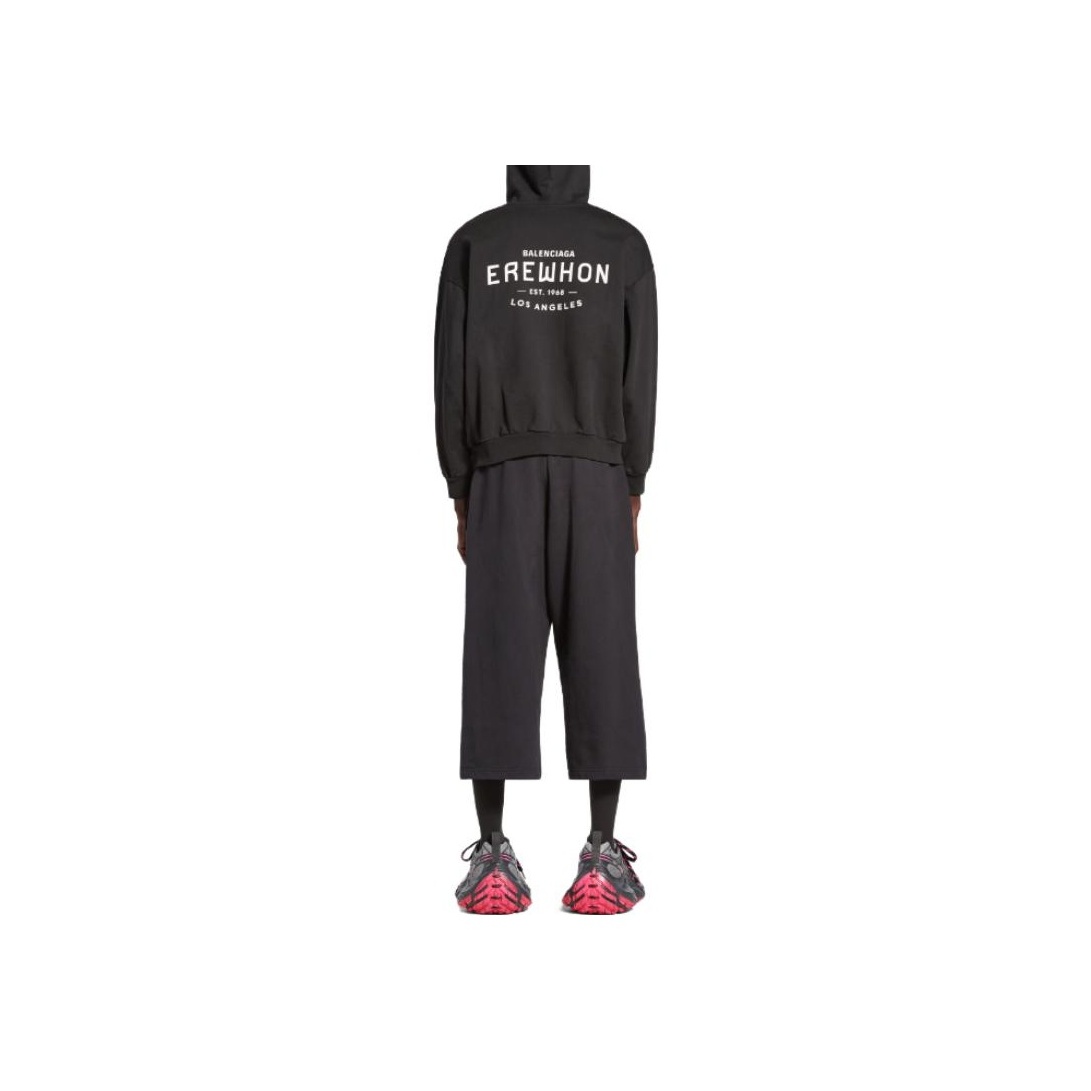 送料込+BALENCIAGA+Erewhon Los Angeles ジップアップ Hoodie Balenciaga X Erewhon Los Angeles Zip-Up Hoodie Medium Fit