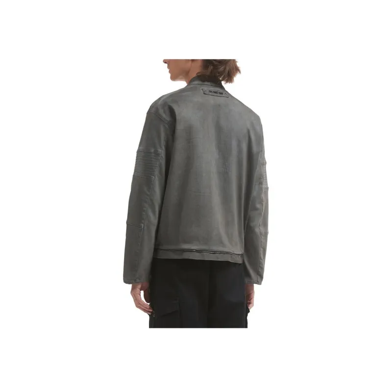Izzue Band collar Cotton Jacket-9
