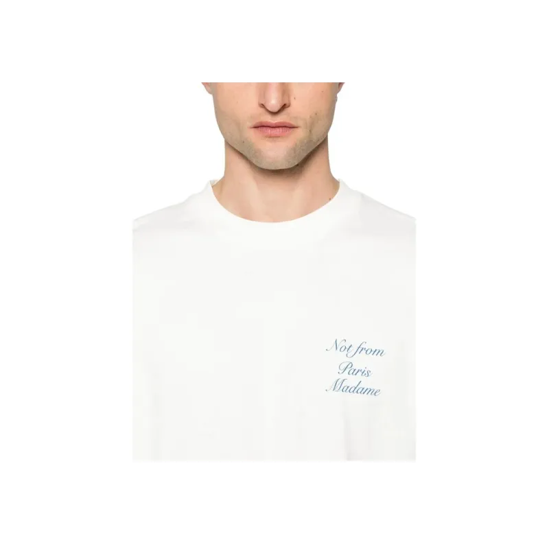 Drôle De Monsieur Le T shirt Slogan Cursive T shirt-4