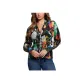 Black with Floral Pattern