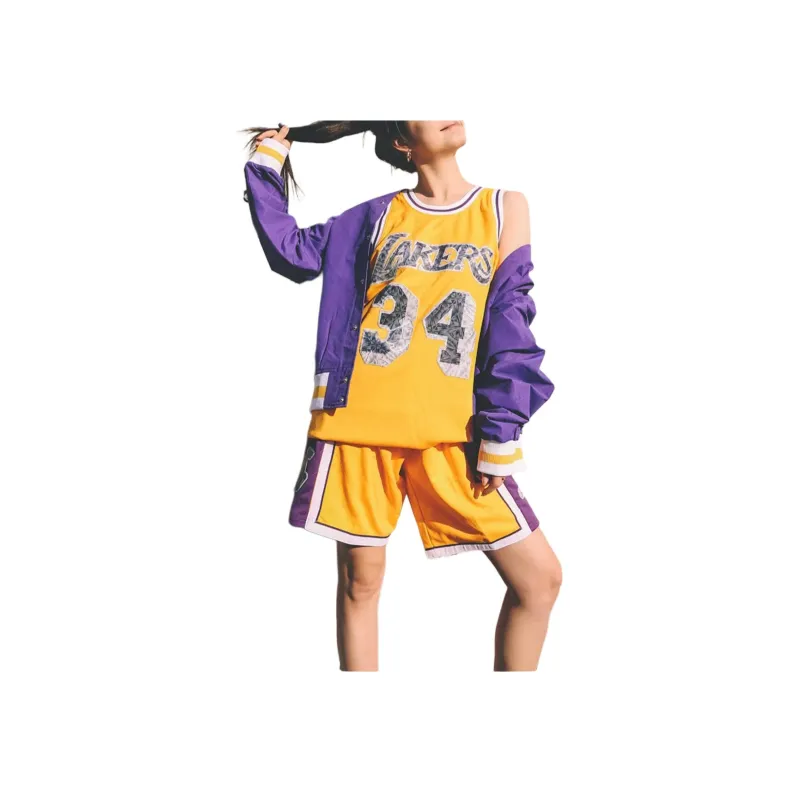 Mitchell & Ness Basketball Shorts Men's Yellow-2