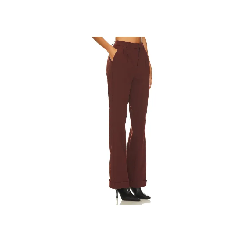 PAIGE Casual Pants Women's Dark Brown-2