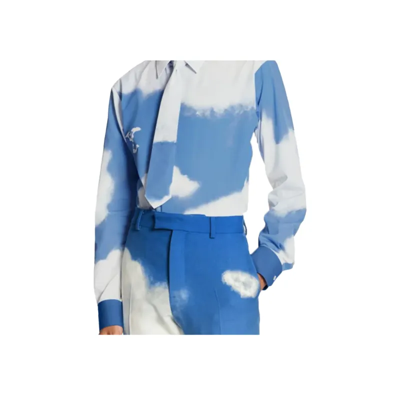 LOUIS VUITTON New Quarterly Products Of LV Shirt Men's White-3
