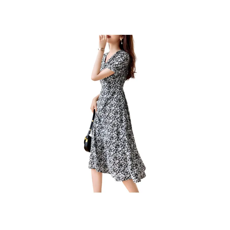 XWI Short Sleeved Dresses Women's Black-2