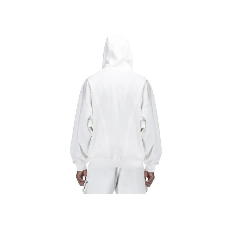 NORVINCY Solid Color Off The Shoulder Hoodie Unisex-4